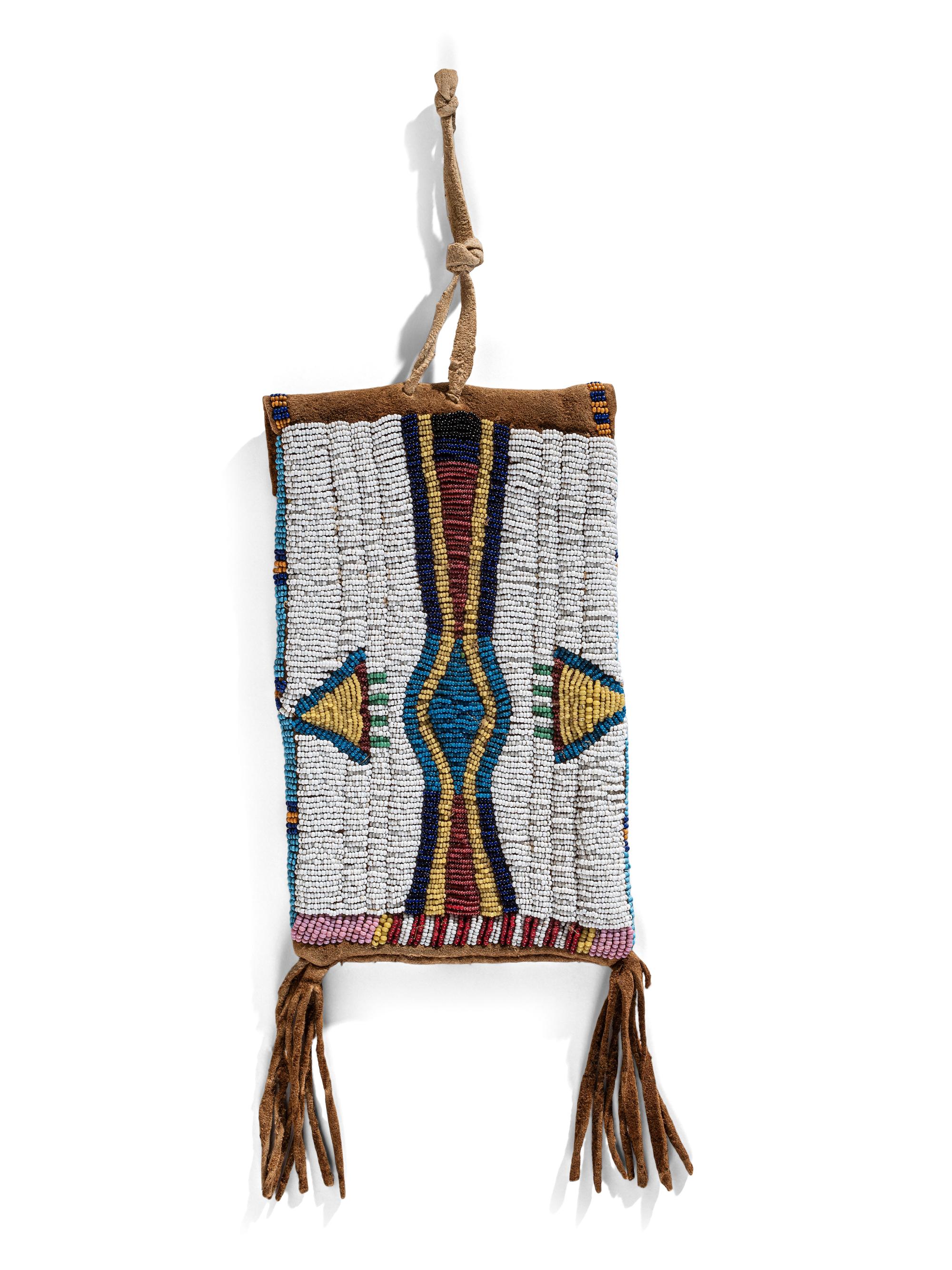 Ute Beaded Hide Mirror Bag