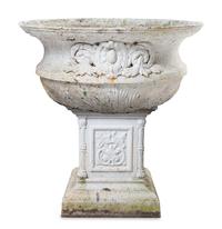 A Victorian Painted Cast Iron Jardiniere Diameter 37 inches.