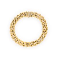 Yellow Gold Curb Link Bracelet