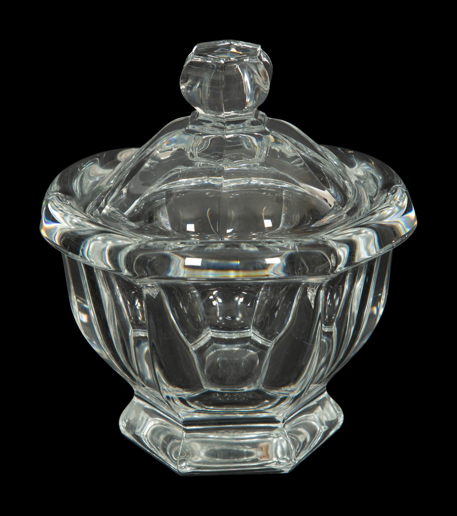 A Group of Baccarat Harcourt Missouri Glass Table Articles