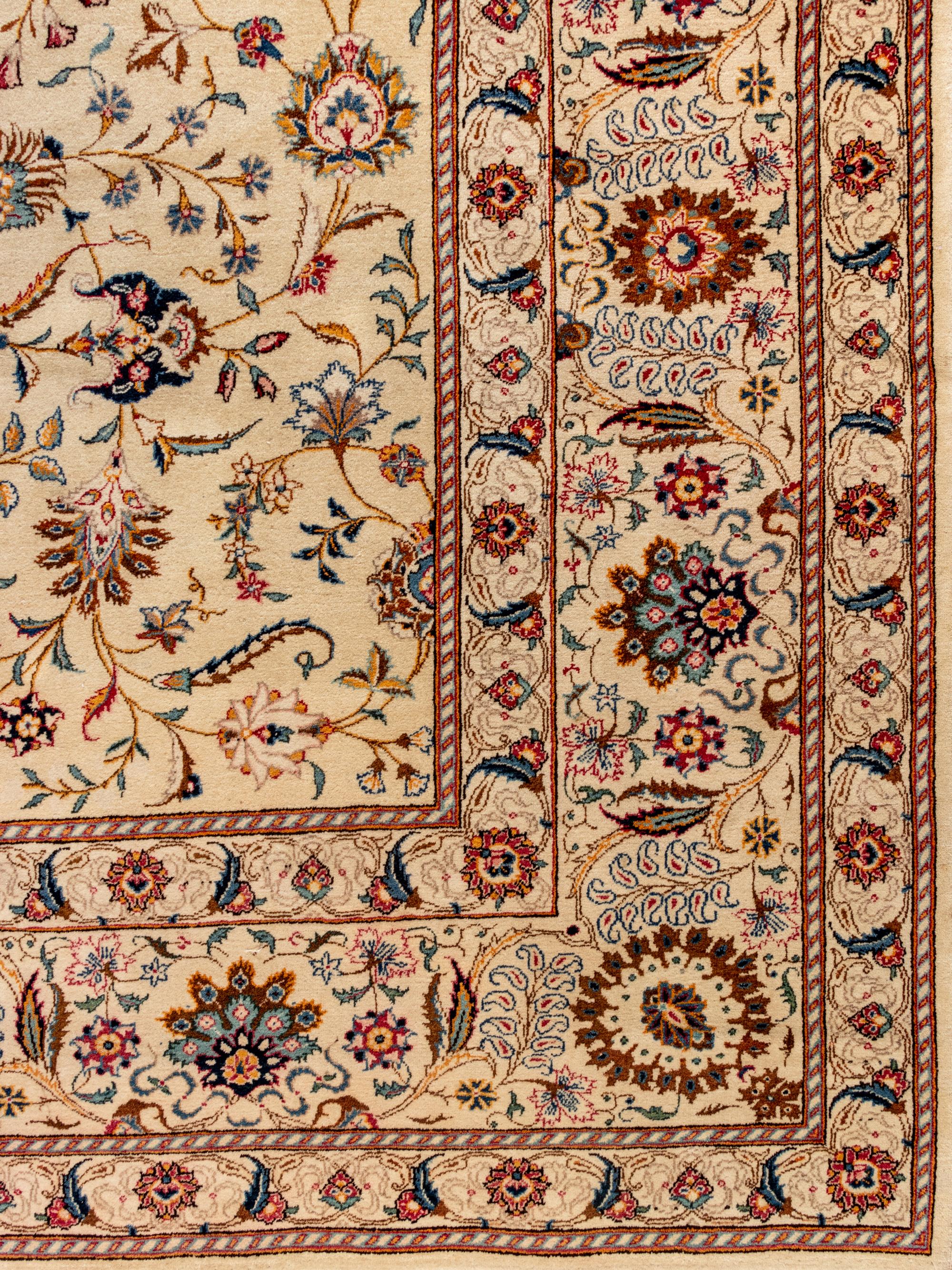 A Kashan Wool Rug