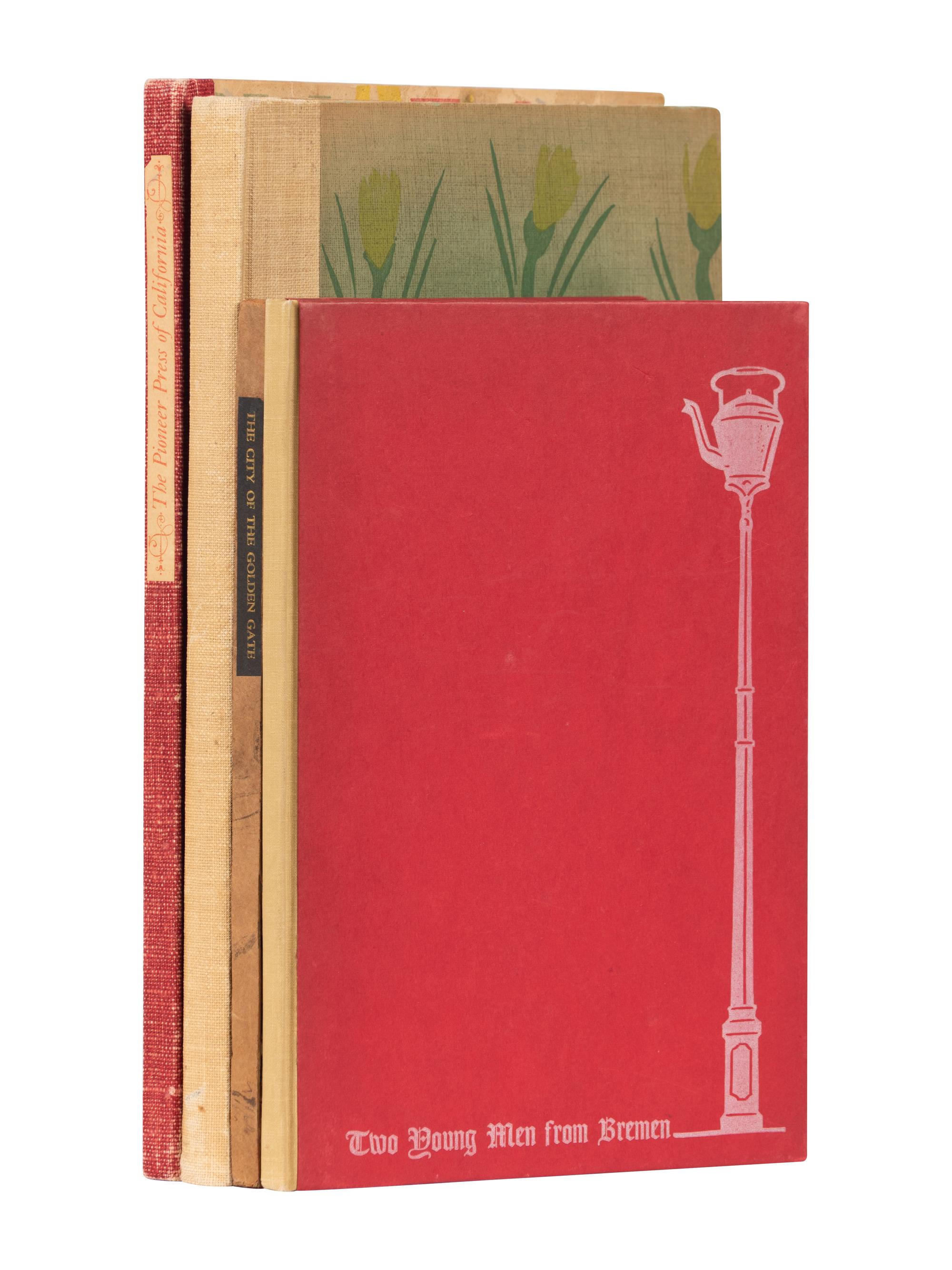 [GRABHORN PRESS - CALIFORNIA]. A group of 4 works printed by the Grabhorn Press about California, comprising: