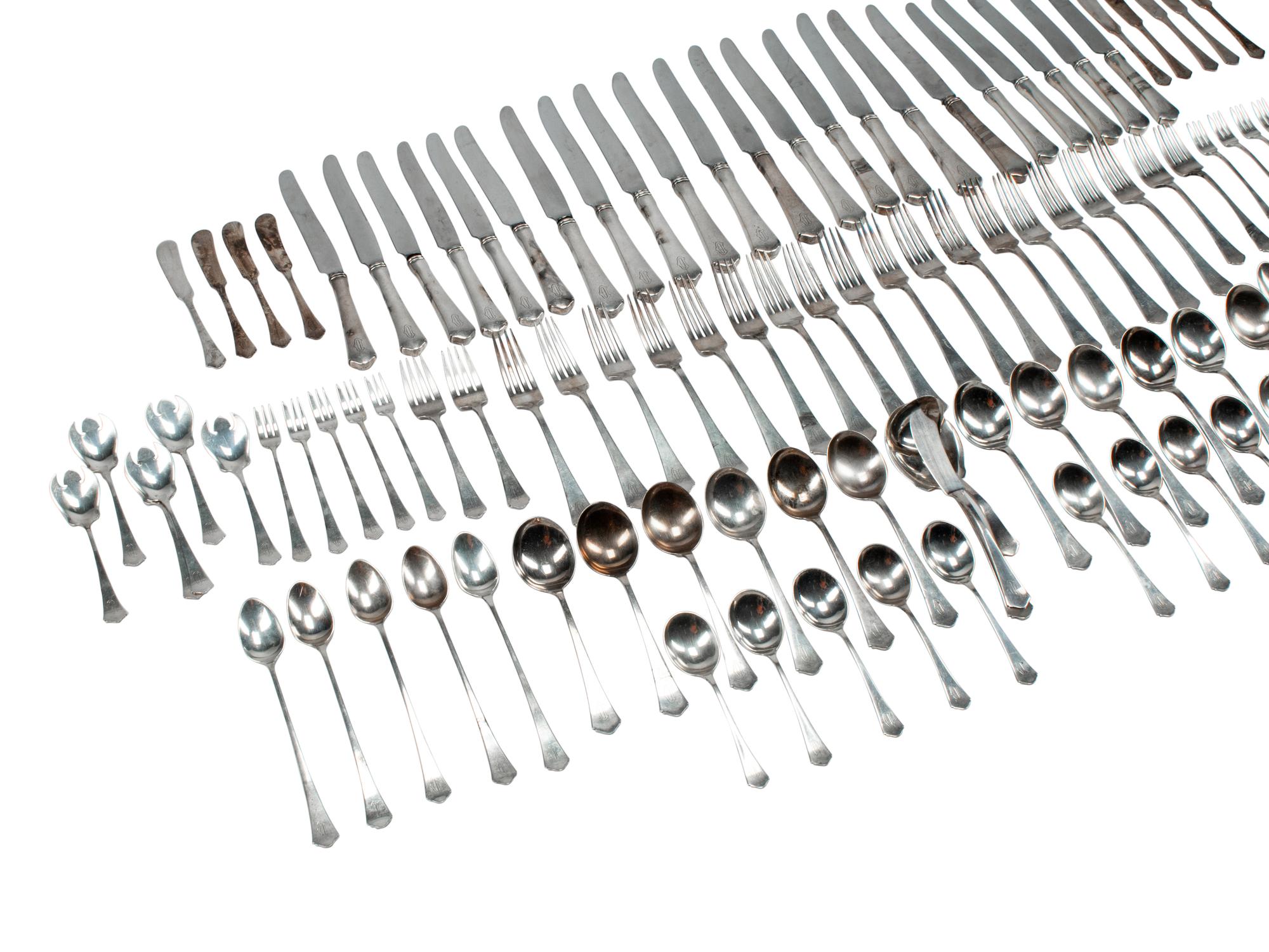 An American Silver Flatware Service