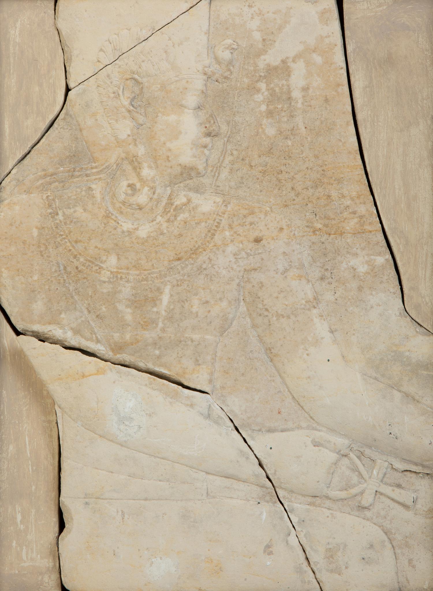 An Egyptian Limestone Relief of Osiris — 20TH CENTURY