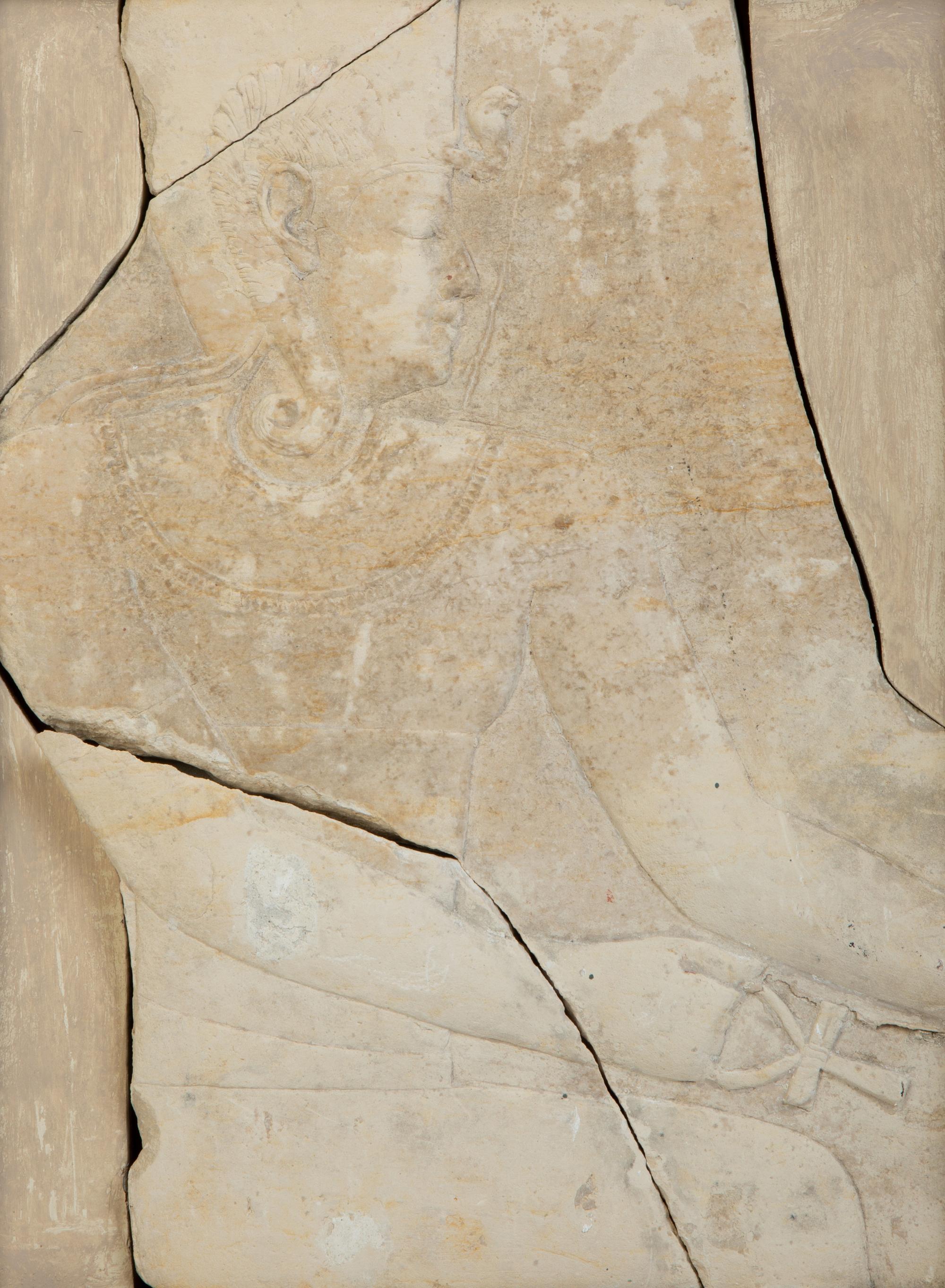 An Egyptian Limestone Relief of Osiris — 20TH CENTURY