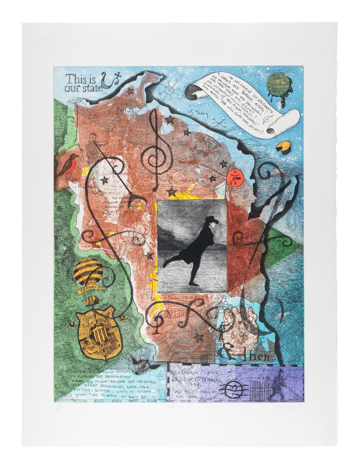 The Wisconsin Sesquicentennial Portfolio (complete portfolio of 17 works by 15 artists with portfolio case), 2001