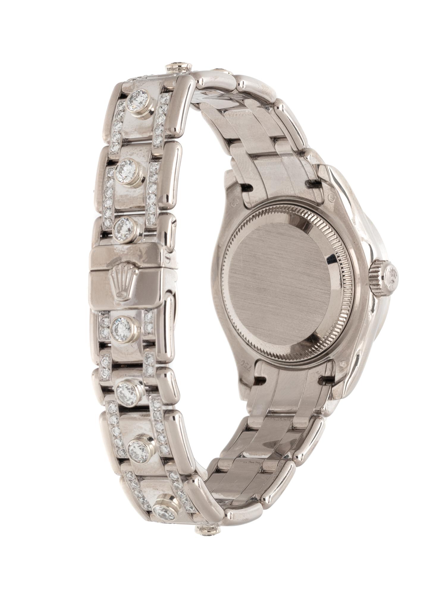 ROLEX, 18K WHITE GOLD AND DIAMOND REF. 80319 'OYSTER PERPETUAL DATEJUST' WRISTWATCH