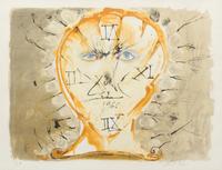Salvador Dalí, (Spanish, 1904-1989), Self-portrait Sundial, 1966