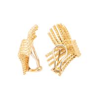 TIFFANY & CO., SCHLUMBERGER, YELLOW GOLD CLIP EARRINGS