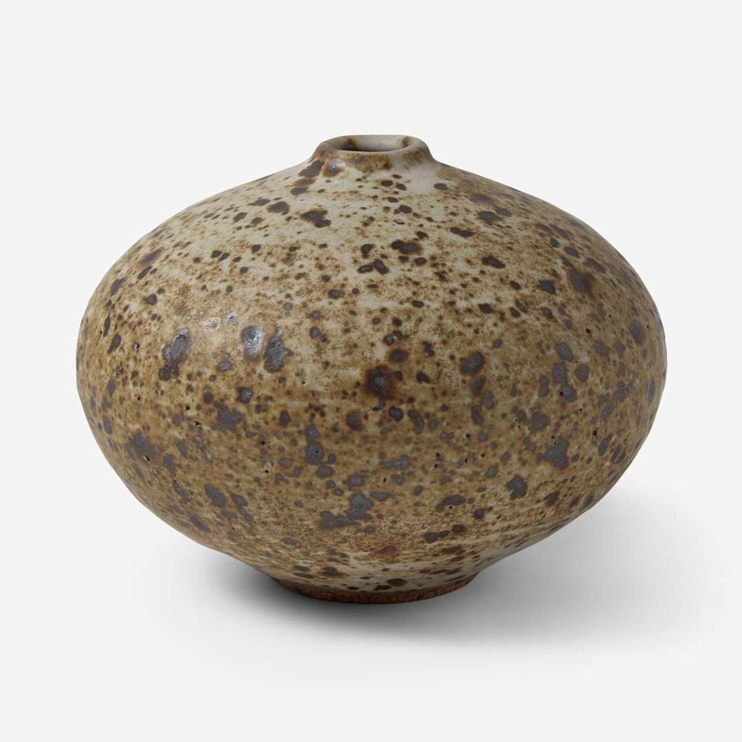 Vivika Heino (American, 1910-1995) and Otto Heino (American, 1915-2009) Squat Spotted Vase, USA, circa 1950s