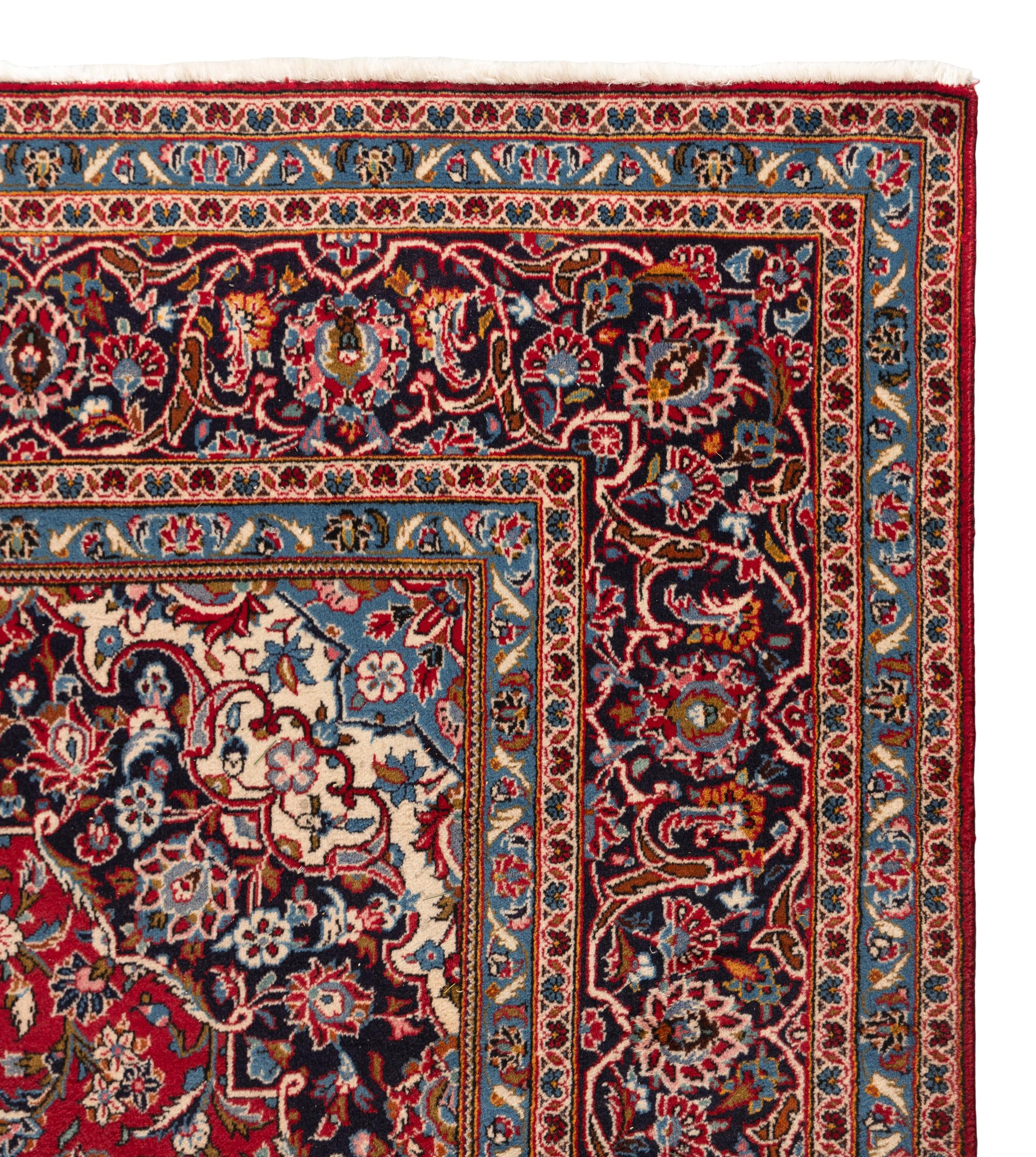 A Kashan Wool Rug
