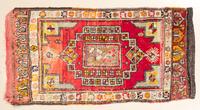 A Northwest Persian Wool Rug 3 feet 2 1/2 inches x 1 foot 10 3/4 inches.