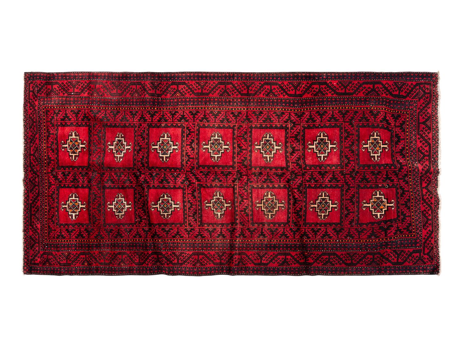 A Turkoman Wool Rug