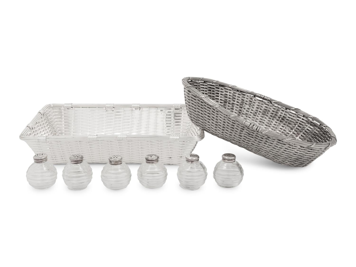 A Group of Christofle Silver-Plate Table Articles