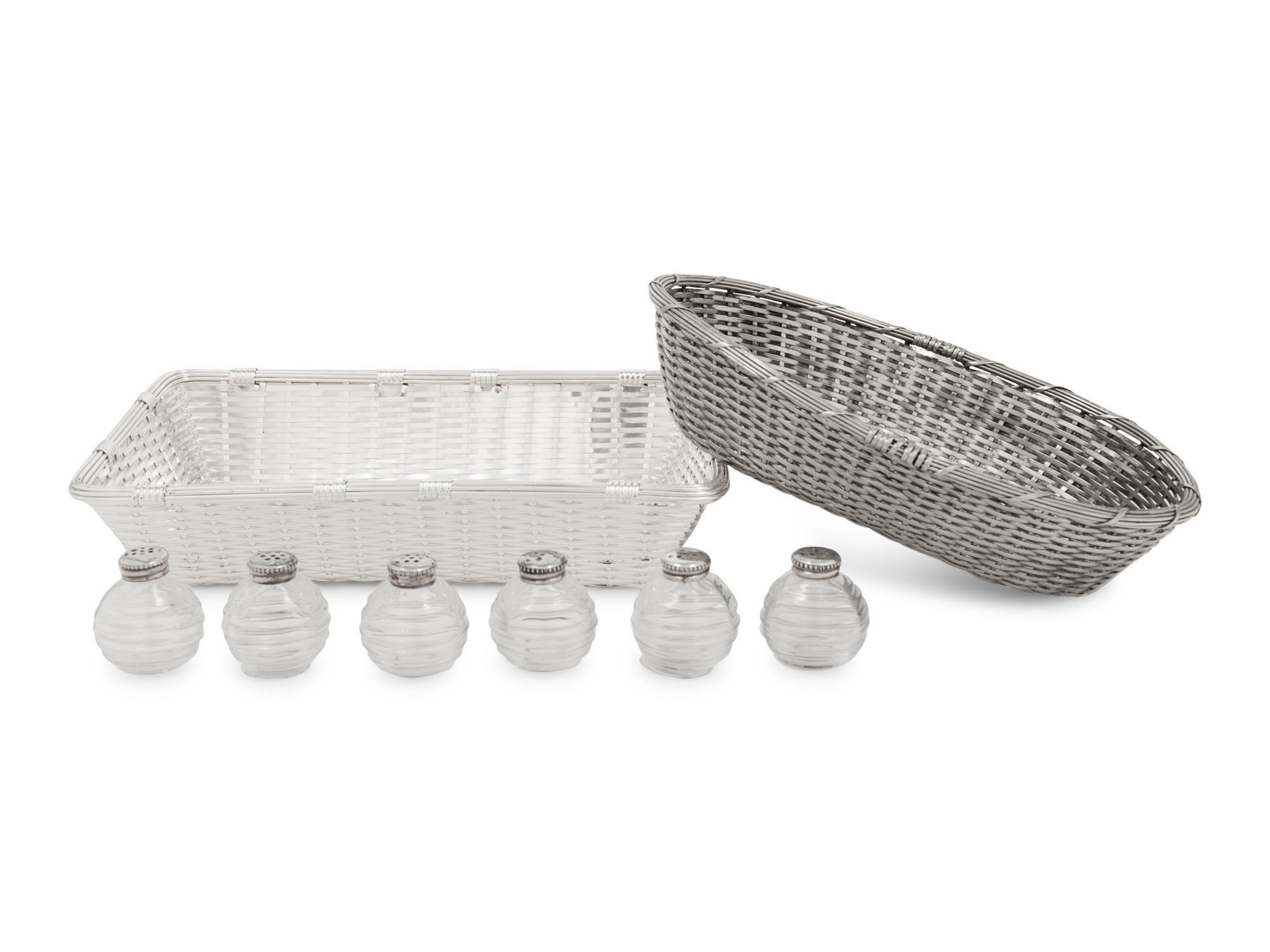 A Group of Christofle Silver-Plate Table Articles