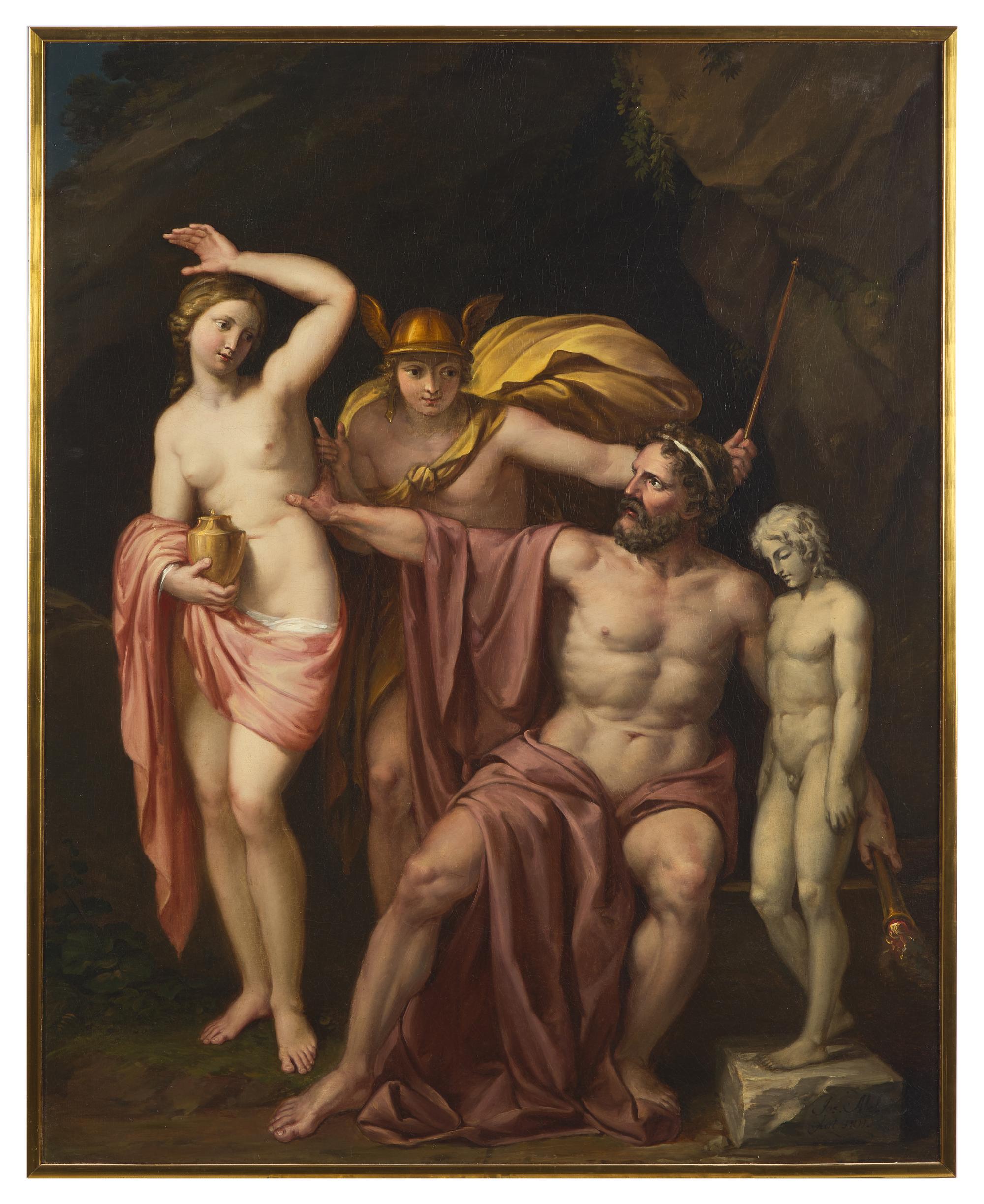 Prometheus, Mercury and Pandora , 1814