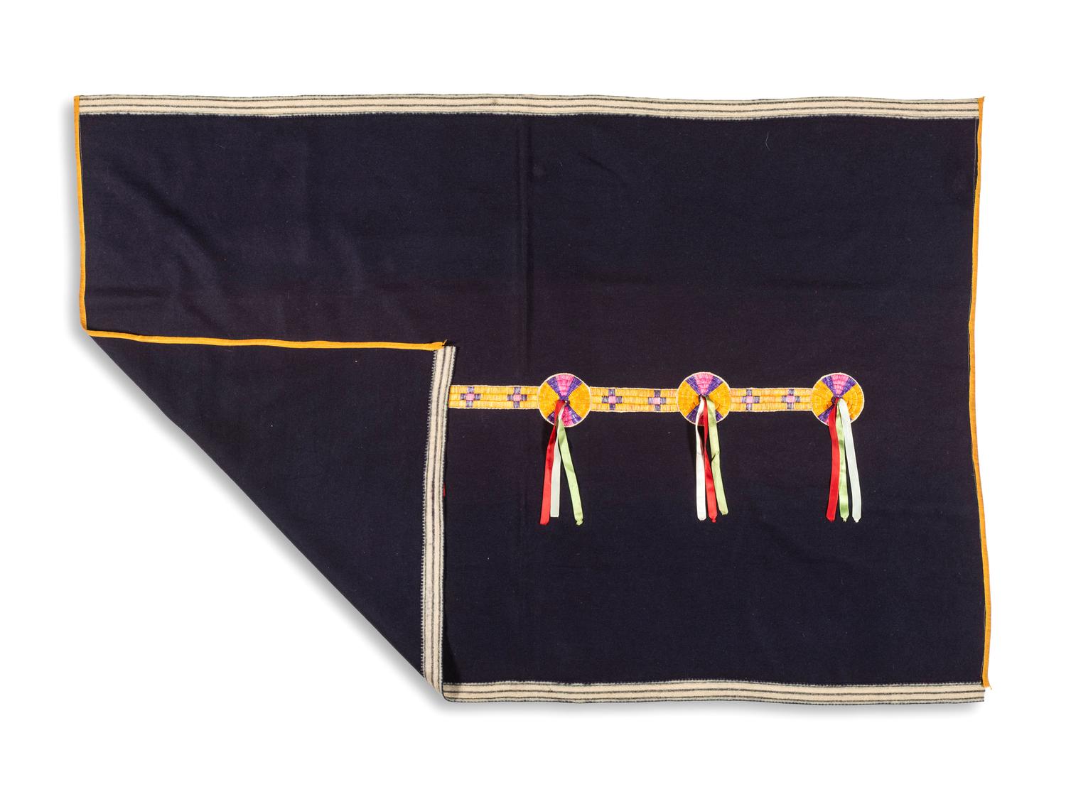 Hidatsa Quilled Blanket Strip