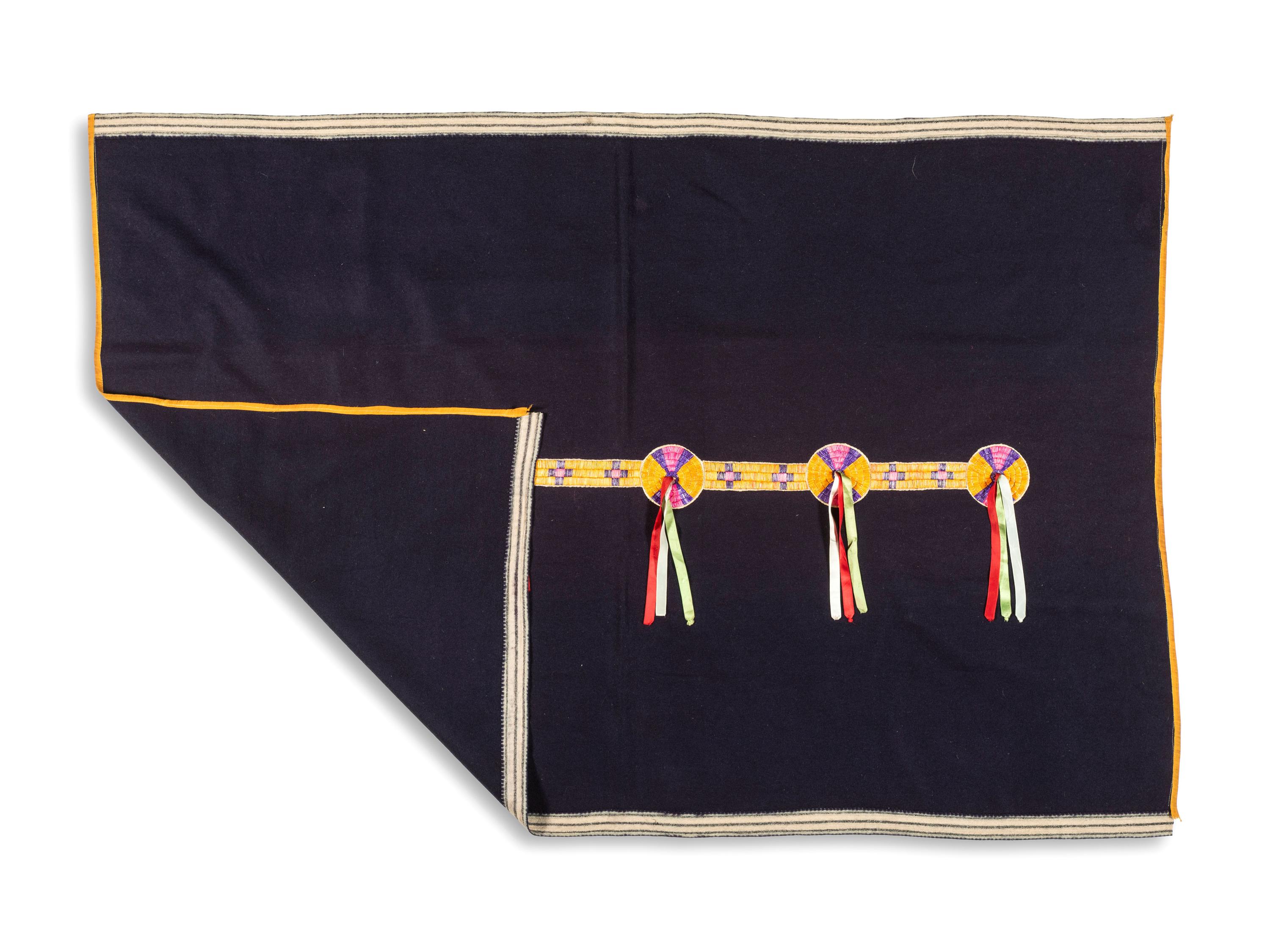 Hidatsa Quilled Blanket Strip