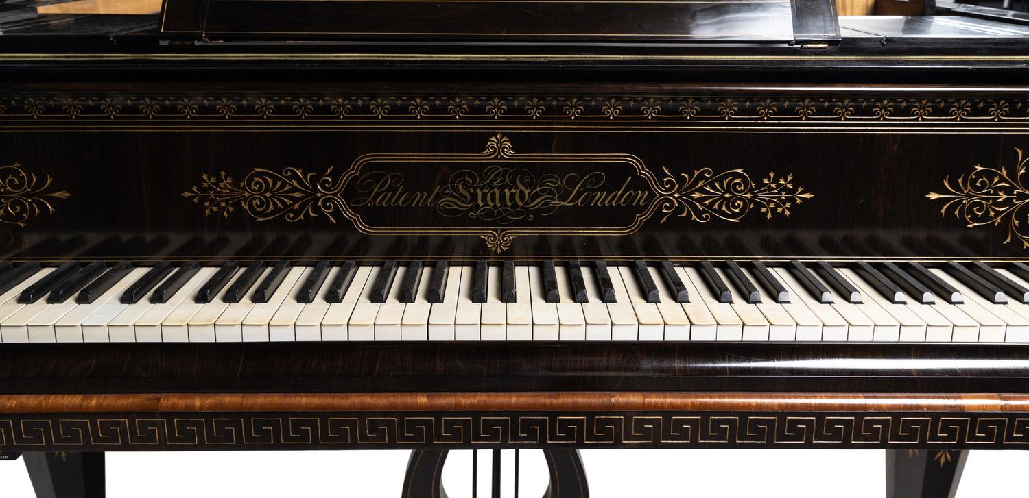 A Victorian Calamander Concert Grand Piano