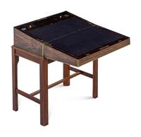 A Regency Brass Banded Calamander Lap Desk