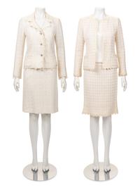 Two Chanel Two-Piece Skirt Suits, 2000s