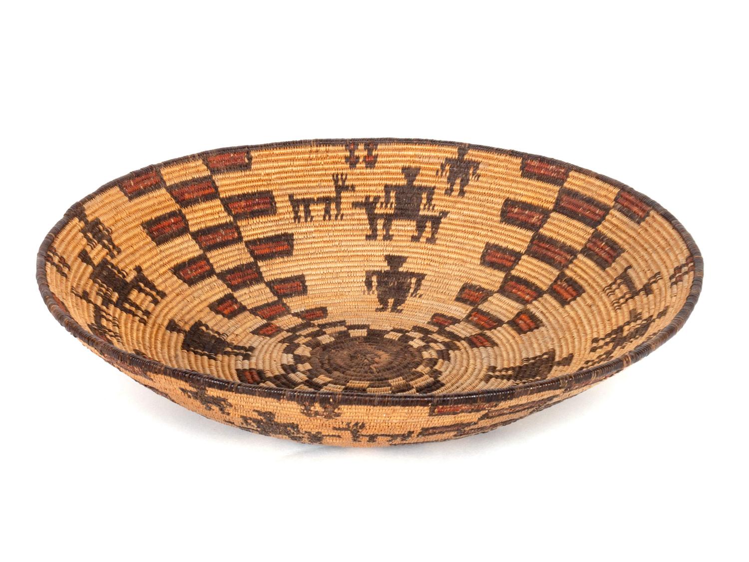 Apache Polychrome Pictorial Tray