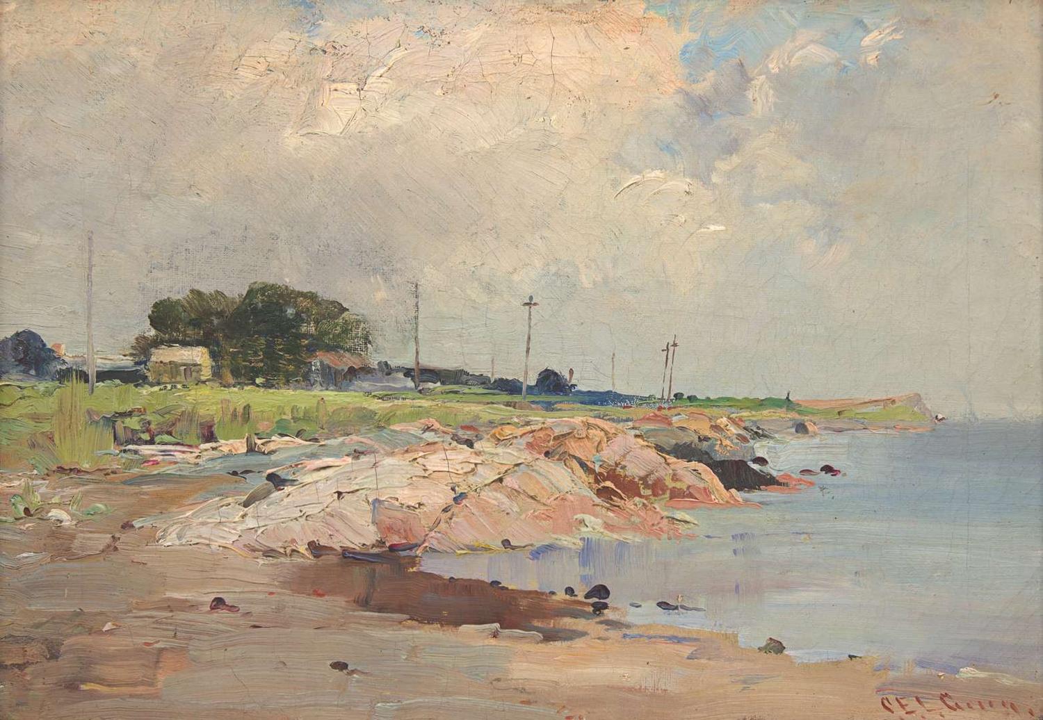 Charles Edwin Lewis Green (American, 1844-1915) - Coastal Landscape