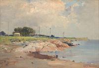 Charles Edwin Lewis Green (American, 1844-1915) - Coastal Landscape