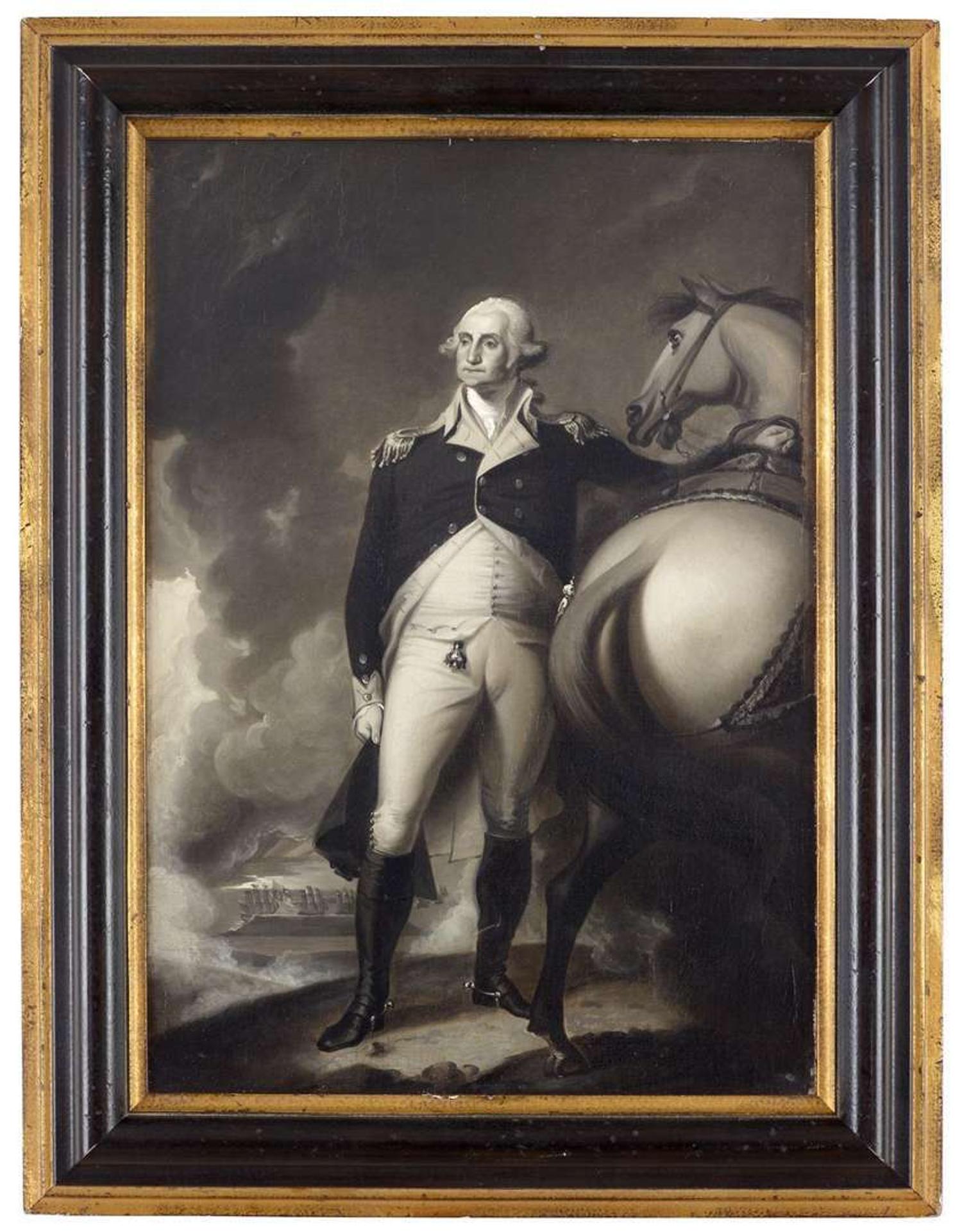After John Trumbull (1756-1843) george washington at dorchester heights