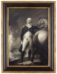 After John Trumbull (1756-1843) george washington at dorchester heights