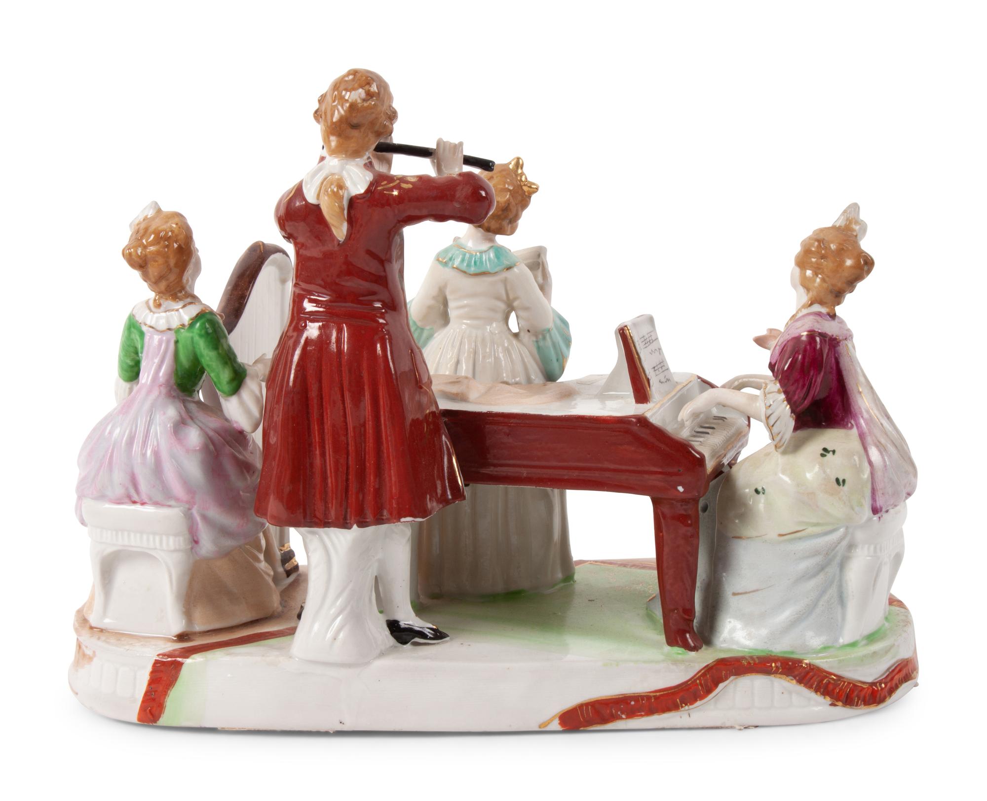 A Pair of Continental Porcelain Figures