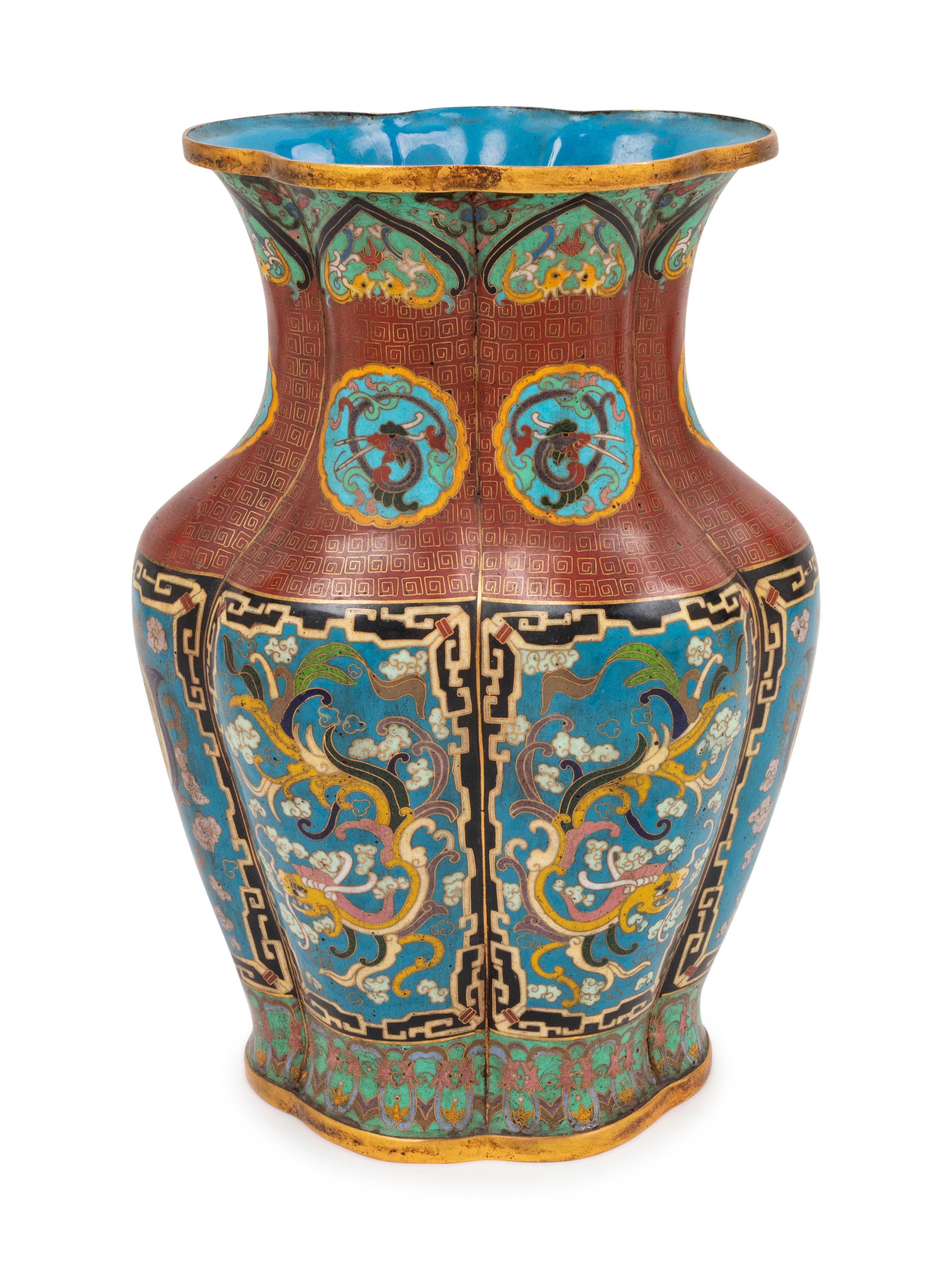 A Chinese Cloisonné Vase