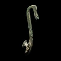 Three Chinese Metal Belt Hooks, Warring States-Han Dynasty 戰國-漢 青銅帶鉤三件
