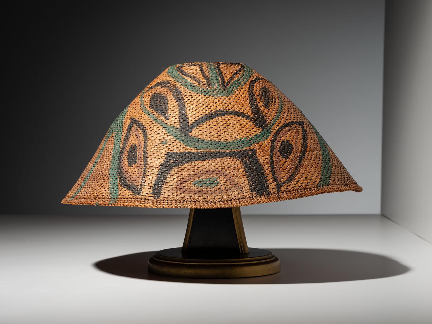 Nuu-chah-nulth Painted Basketry Hat