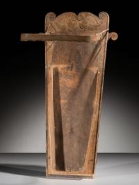 Mohawk Carved and Painted Cradleboard