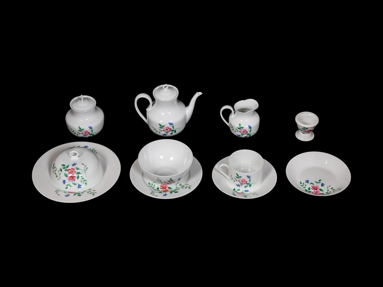 A Partial Limoges "Breakfast in Bed" Set