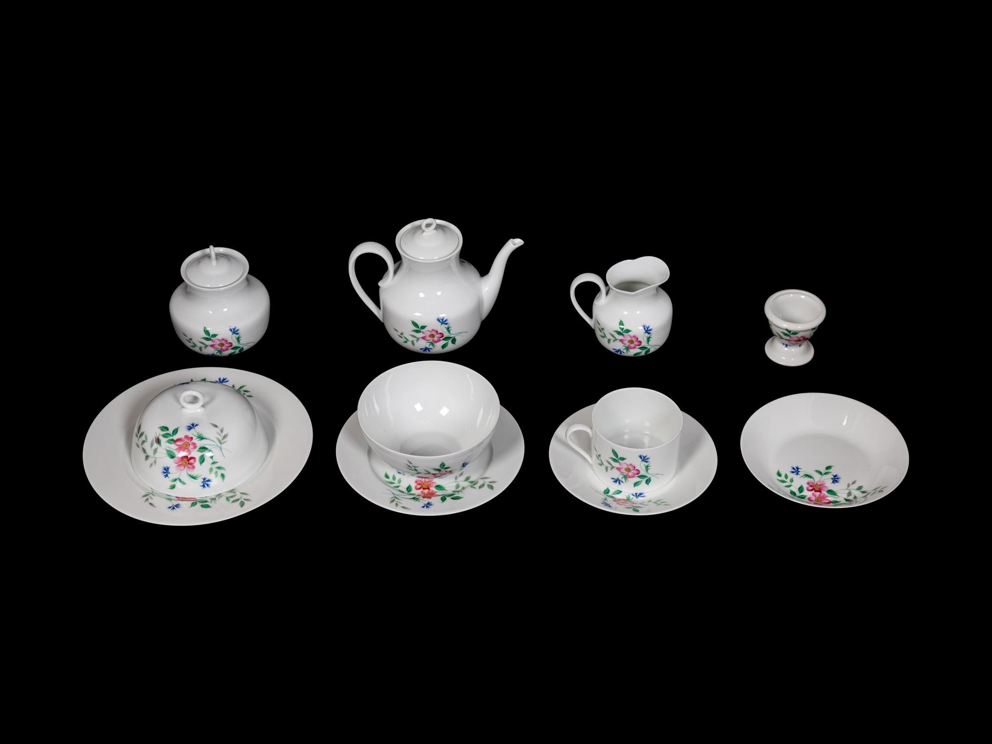 A Partial Limoges "Breakfast in Bed" Set