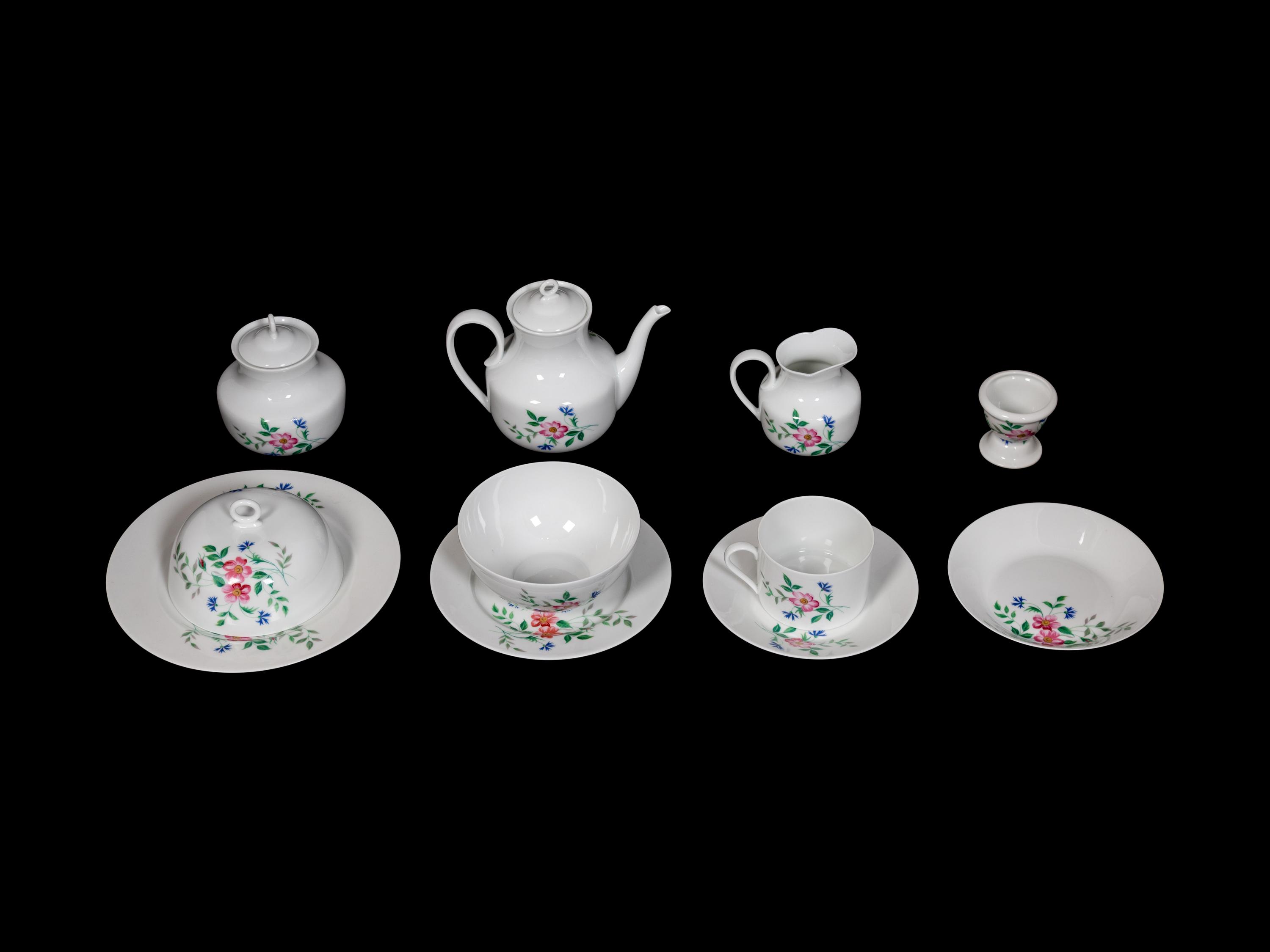 A Partial Limoges "Breakfast in Bed" Set