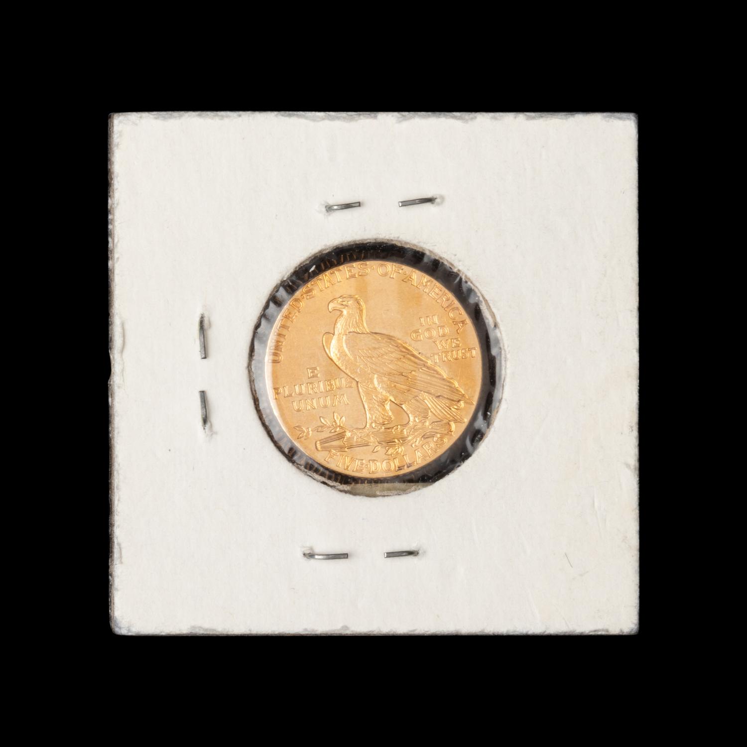 A 1914 Indian Head $5 Gold Coin