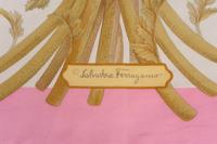 Four Salvatore Ferragamo Scarves