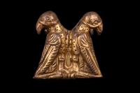 Four Thracian Gilt-Silver Double Eagle Plaques