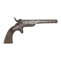 3 Antique Guns: Remington Rolling Block Rifle, Half-Stock Percussion Rifle, Allen & Wheelock Single Shot Pistol