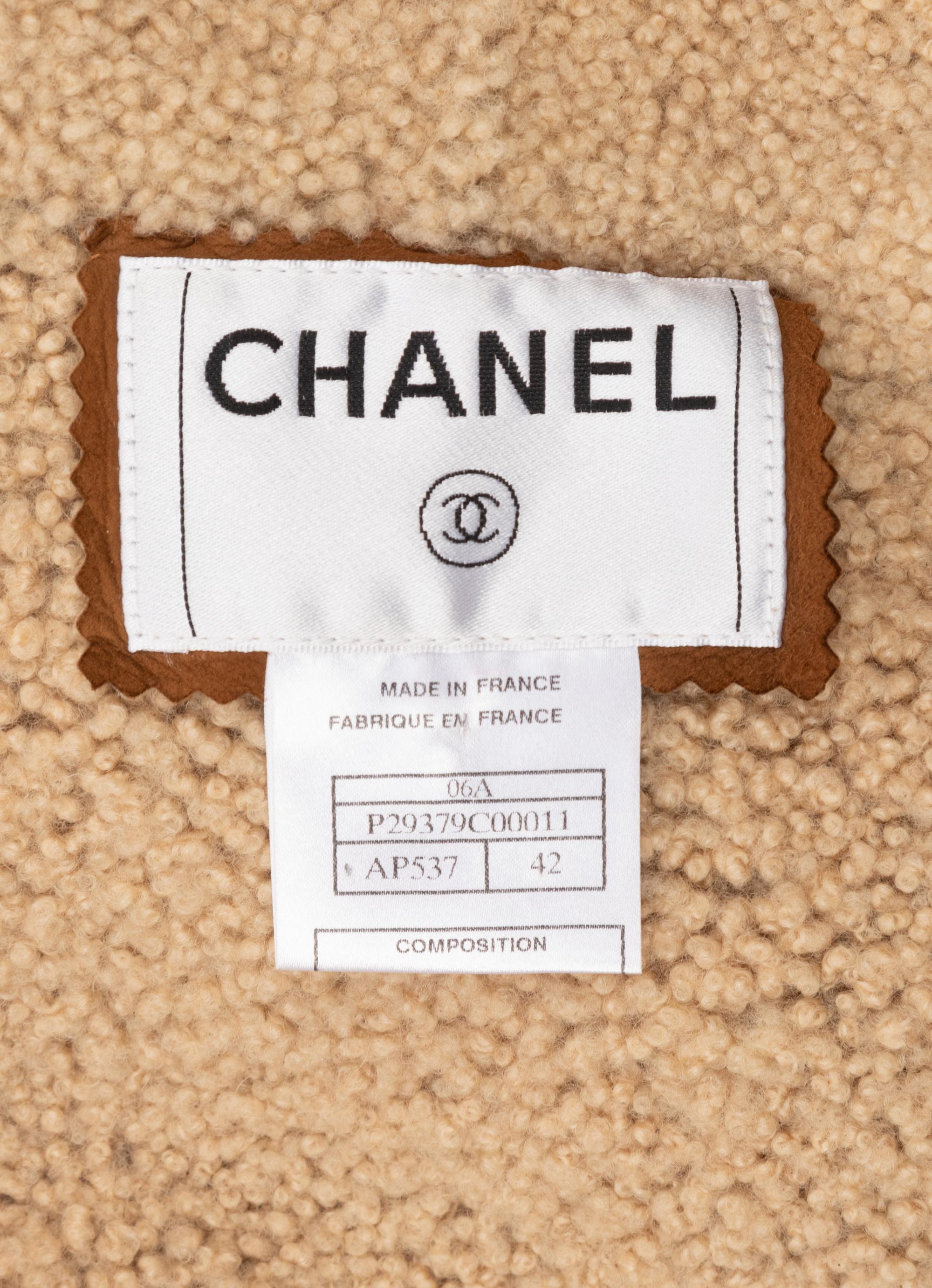 Chanel Shearling Lambswool Coat, Fall 2006