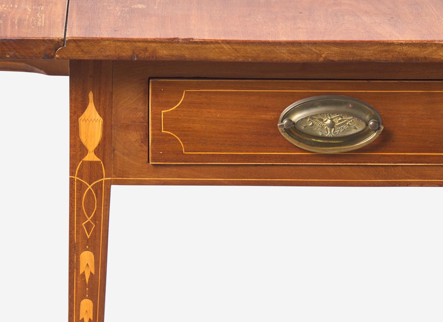 A Federal Inlaid-Mahogany Pembroke Table
