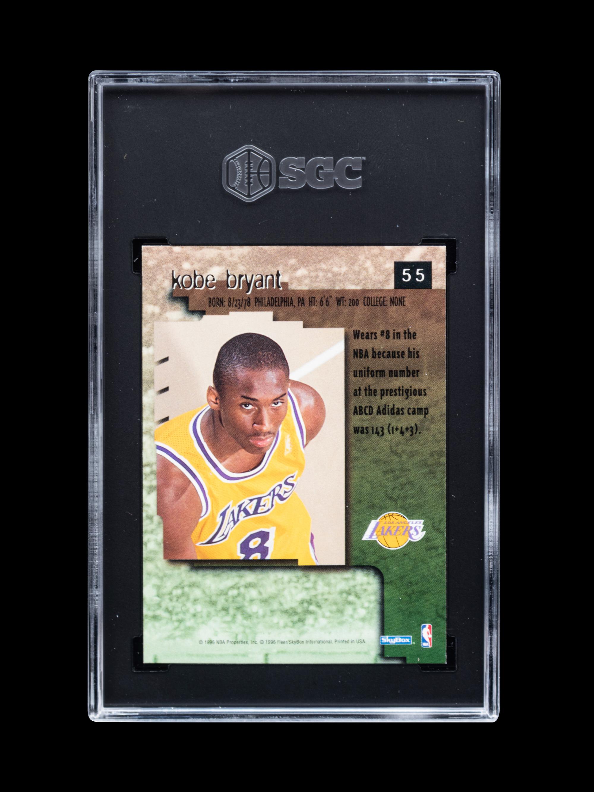A Group of 1996-97 Skybox Premium Kobe Bryant Rookie Basketball Cards,
