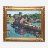 Fern Isabel Coppedge (American, 1883–1951) A Gloucester Fish Market