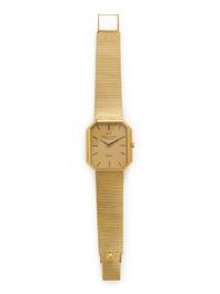 PATEK PHILIPPE, RETAILED BY AND SIGNED 'BEYER', REF. 3853 18K YELLOW GOLD WATCH