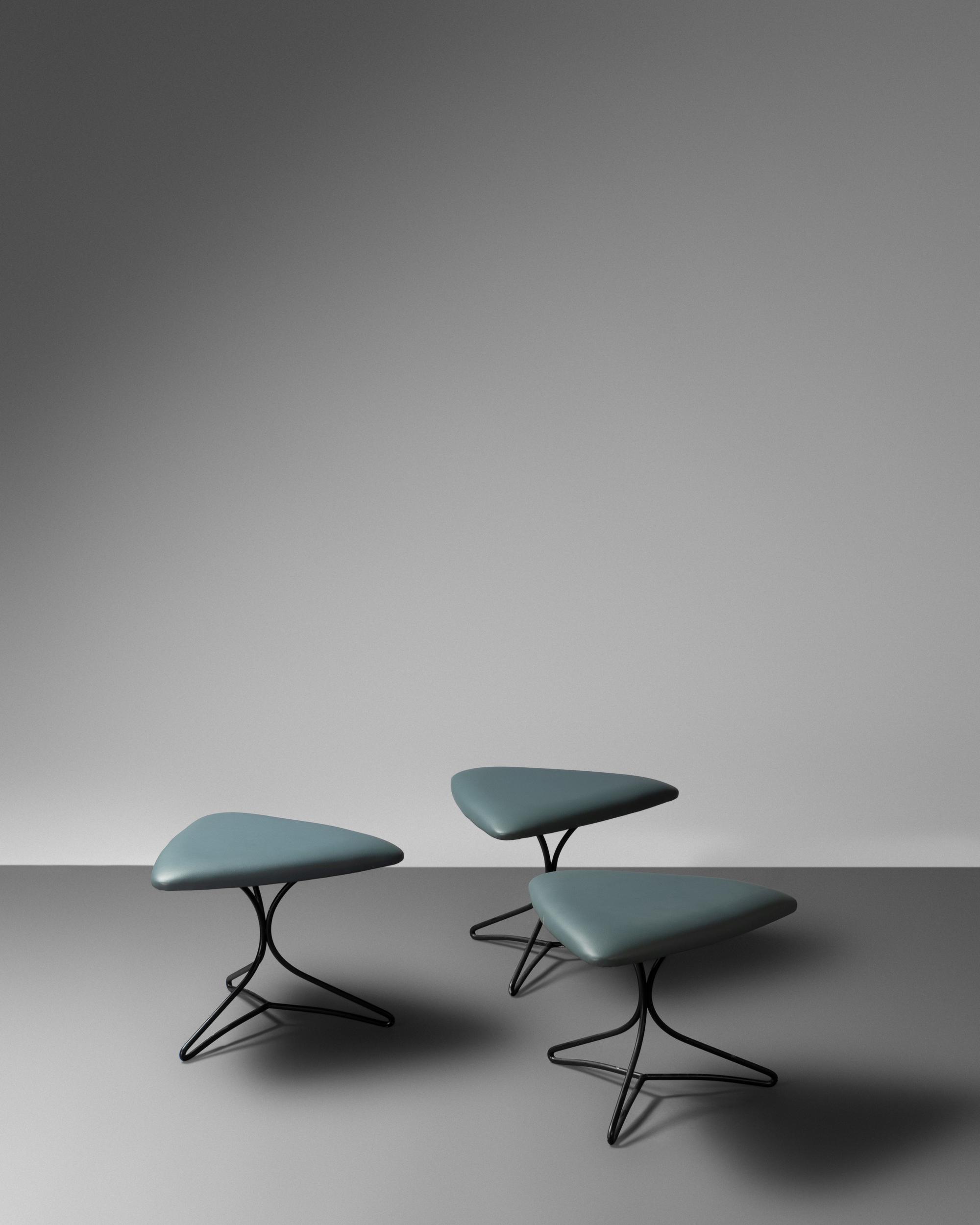 Three Capricorn Stools, Kagan-Dreyfuss, Inc., USA