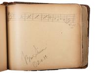 [AUTOGRAPHS]. Two autograph books owned by Chicago club owner Ruth Farley, signed by musicians, actors, and others of note including Cab Calloway, Mae West, Duke Ellington, and Mary Pickford.