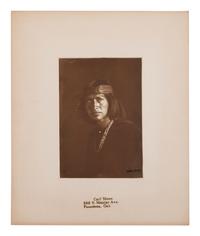 [NATIVE AMERICANS]. MOON, Carl (1879-1948). 3 photographs of male Native American subjects.